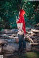 Mimmi 밈미, [DJAWA] Naughty Red Hiring Hood Set.02